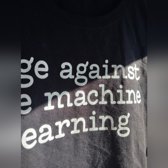 RAGE AGAINST THE MACHINE LEARNING Short-Sleeve Women's/Unisex Small T-Shirt Tee - Picture 7 of 7